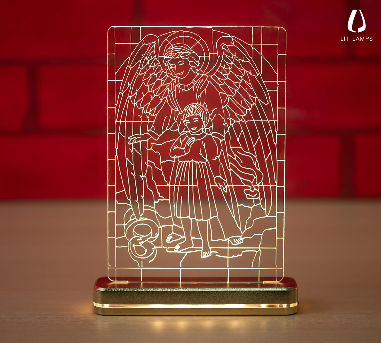 Angel Christmas Lighting Home Decoration LIT 3D Illusion Lamp - LIT Lamps - Angel 3D LED Lamp-3d Lamps