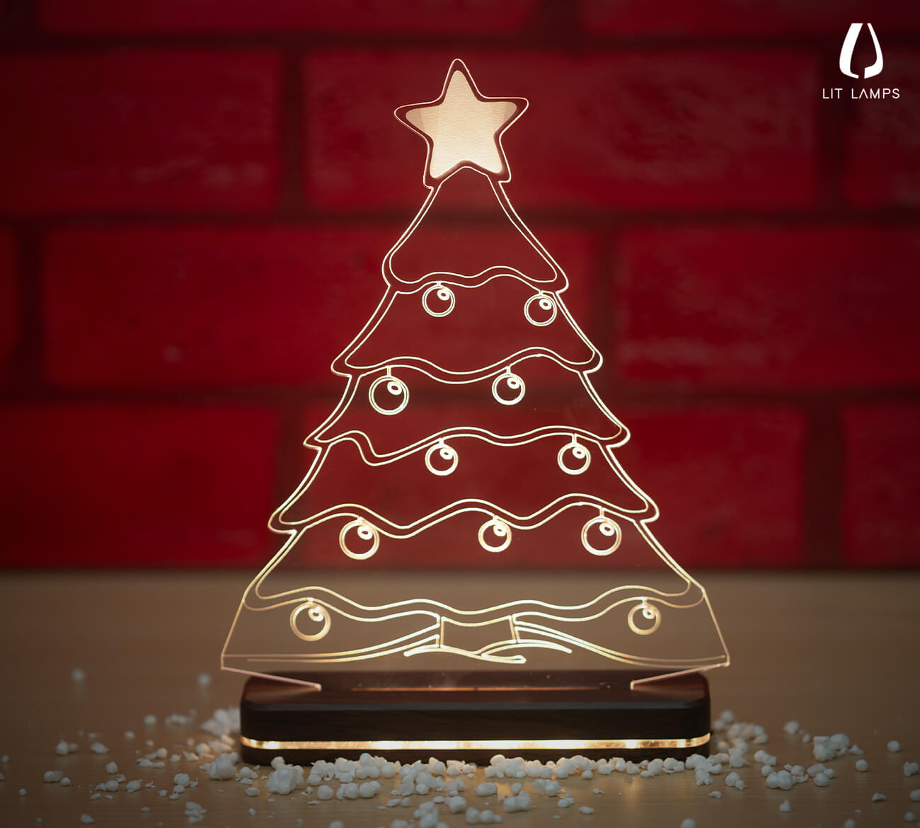 Christmas Tree Lighting Home Decoration LIT 3D Illusion Lamp - LIT Lamps - Christmas Tree 3D LED Lamp-3d Lamps