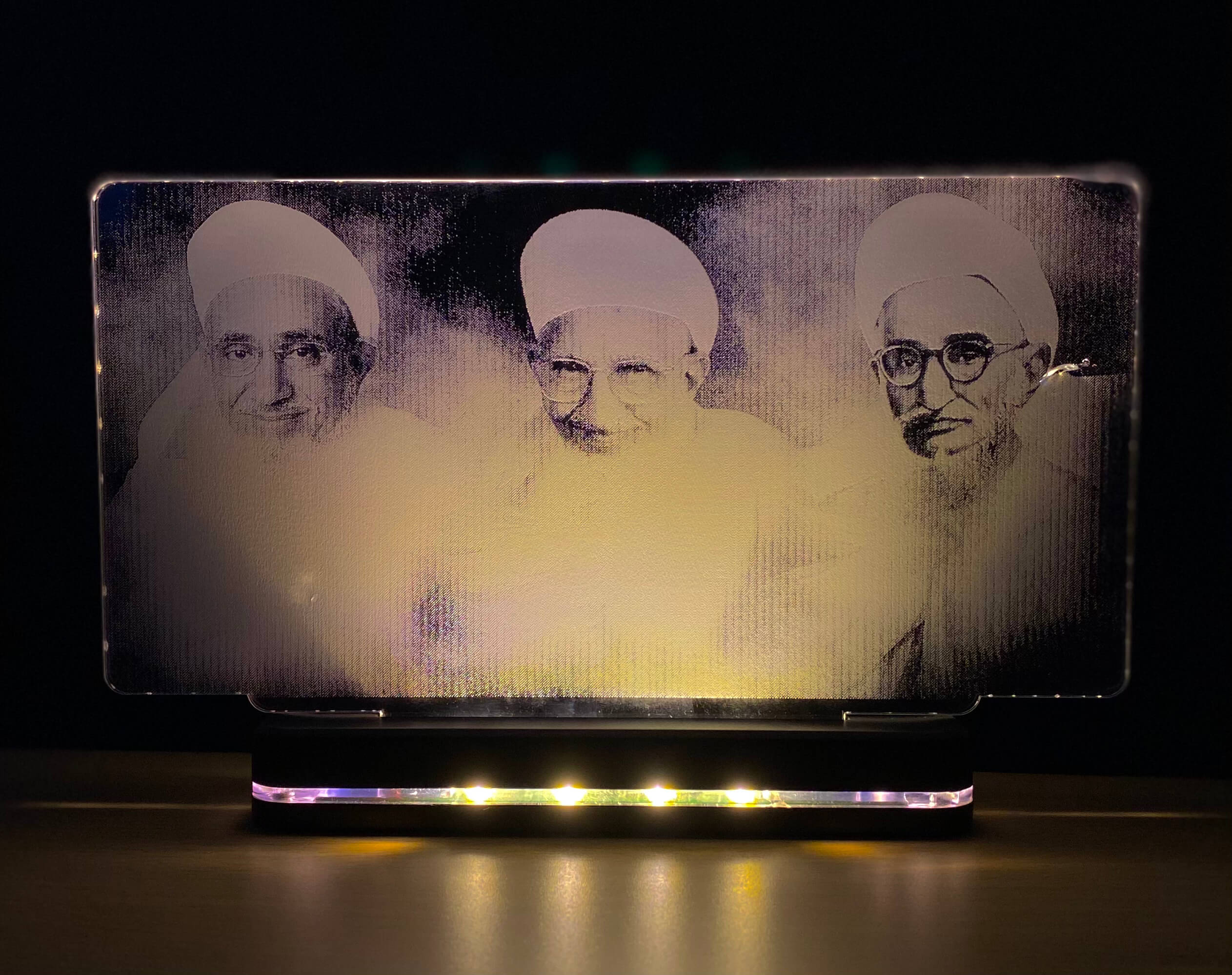 Bohra Photo Islam LIT 3D Illusion LED Lamp (2) - LIT Lamps - Bohra 3D LED lamp-3d Lamps