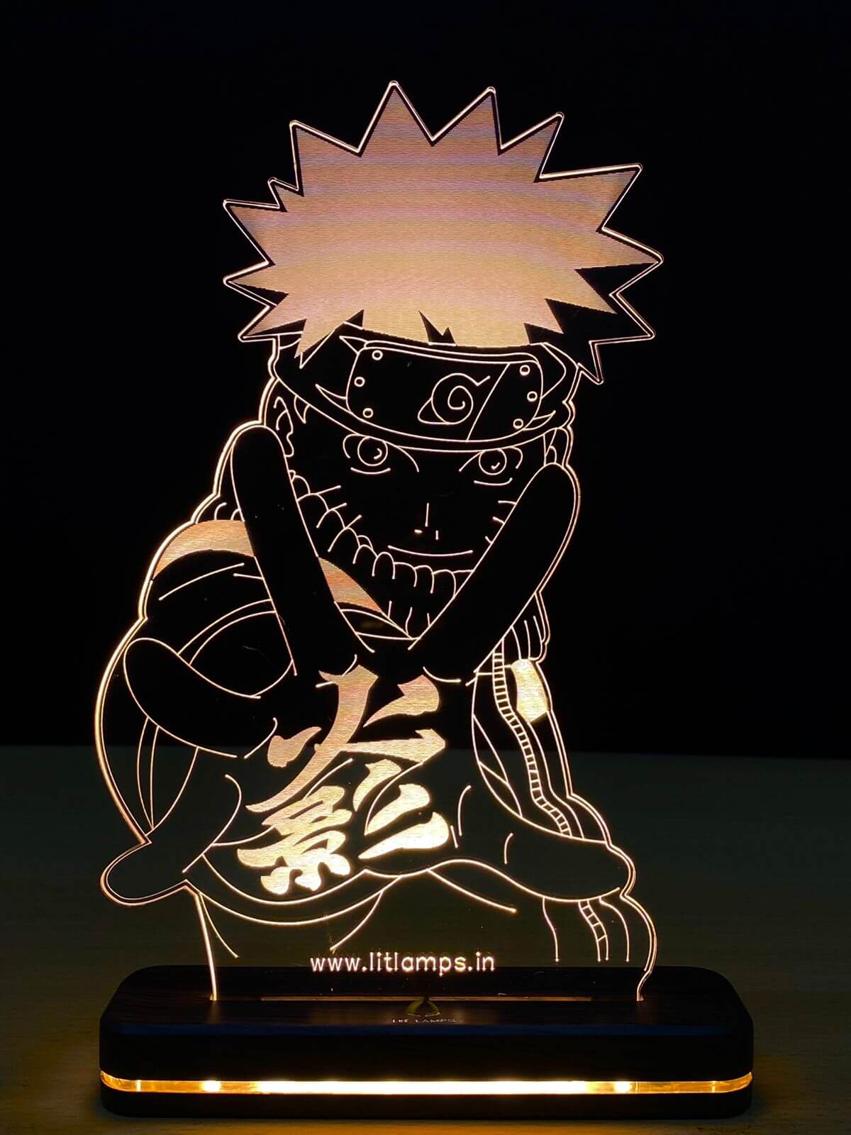 Naruto Anime Decor Aesthetic 3D Illusion Lamp by LIT Lamps - LIT Lamps - Naruto 3D LED Lamp-3d Lamps