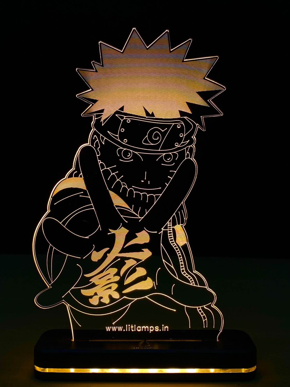Naruto Anime Decor Aesthetic 3D Illusion Lamp by LIT Lamps - LIT Lamps - Naruto 3D LED Lamp-3d Lamps